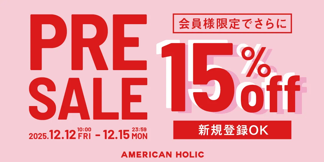 PRE SALE｜AMERICAN HOLIC
