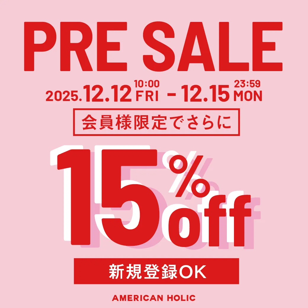 PRE SALE｜AMERICAN HOLIC