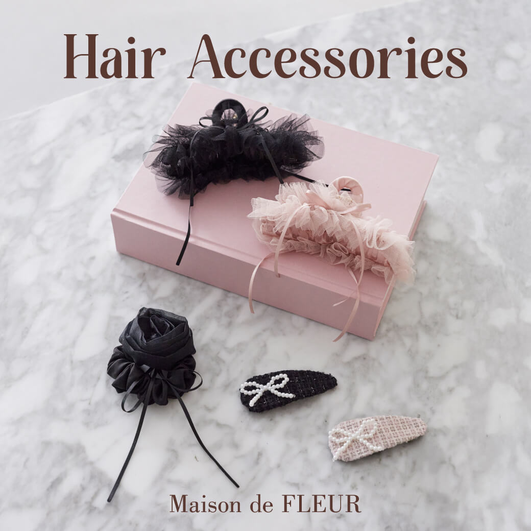 maisondefleurリボンフラワー柄 3点セット 公式】Maison de FLEUR（メゾン ド フルール）｜ファッション