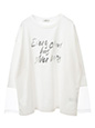 グラフィックロンTee| カーディガン コーデ