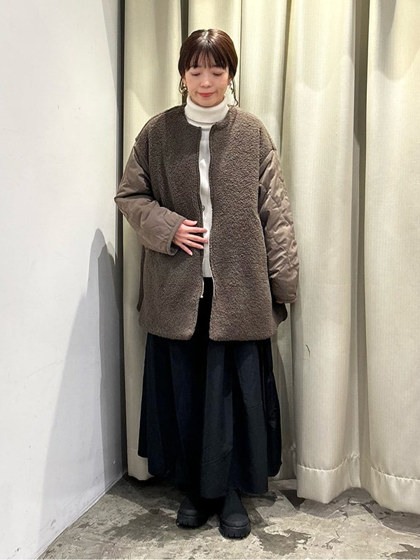 暖かく大人っぽい落ち着いた色合わせのきれいめカジュアル | 冬服 レディース