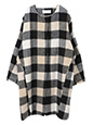 シャギーノーカラーコート | 14度 服装