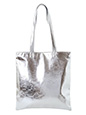 シルバートートBAG | スウェット コーデ