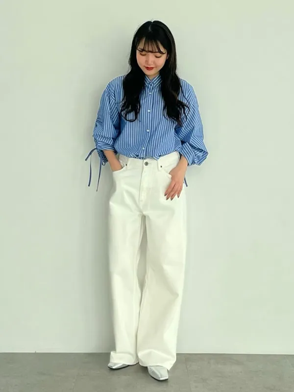 きちんと感もあり着こなし方で気温に対応できる優秀シャツコーデ | 17度 服装