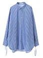 ギャザーリボンシャツ | 17度 服装