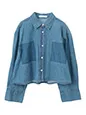 ショート丈デニムシャツ | 17度 服装