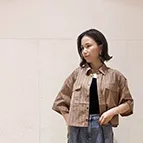 岡本千亜季 | 春 コーデ