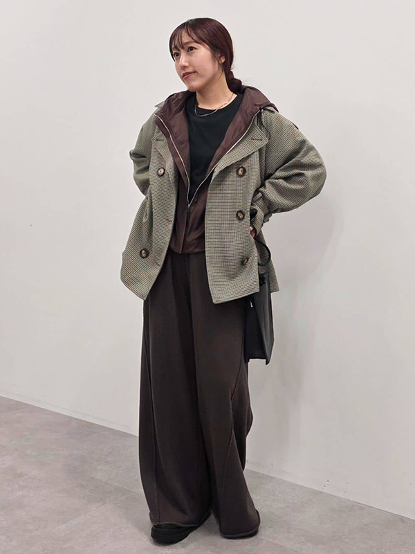 コーデに奥行きと洒落感をもたらすアウター同士のレイヤード | 気温10度 服装