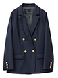 金釦テーラードジャケット | 気温10度 服装