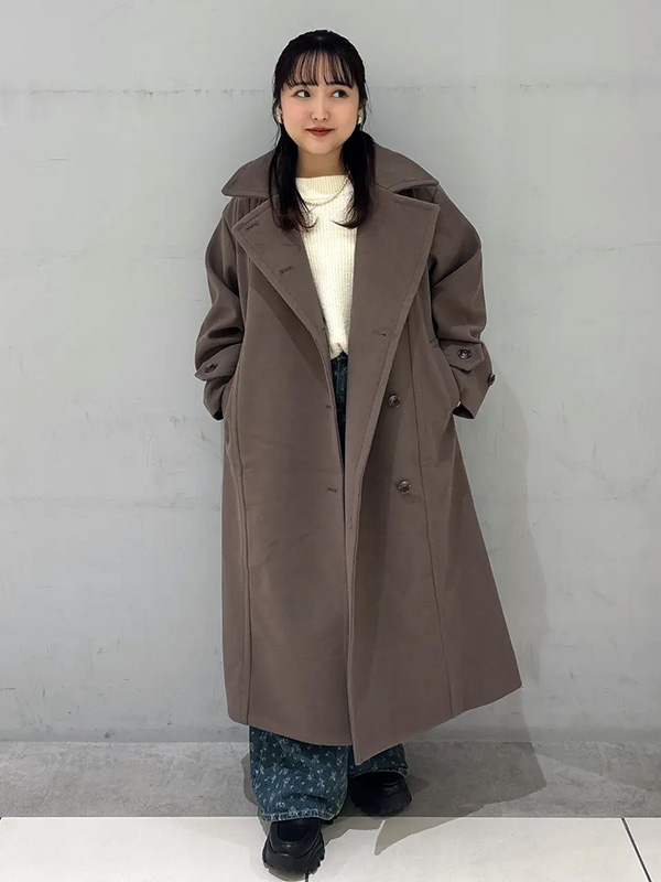 あたたかさとスタイルアップを約束するロングコートのきれいめカジュアル | 14度 服装