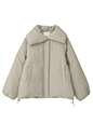 襟付き中綿ブルゾン | 14度 服装