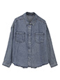 バイオ加工ヴィンテージデニムシャツ | 17度 服装