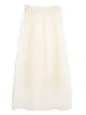 レースレイヤードスカート | 20度 服装