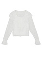 ラッフルレースブラウス＋キャミソール | 23度 服装