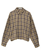 イージーケアチェックショート丈シャツ | 23度 服装