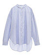ストライプバンドカラーシャツ | 23度 服装