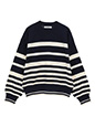 スウェットライクニットプルオーバー | 23度 服装