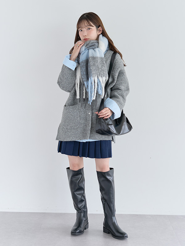 ピッティ巻き|マフラー巻き方