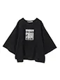 UVカット箔プリントロゴTee | Tシャツ コーデ