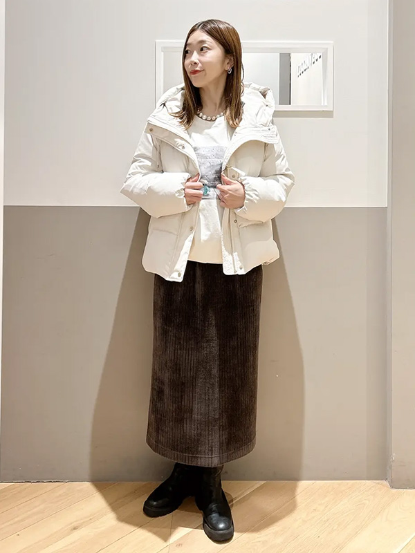 アウターとのバランス感を意識する | 冬服 レディース