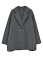ウールMIXリバーミドル丈コート | 冬服 レディース