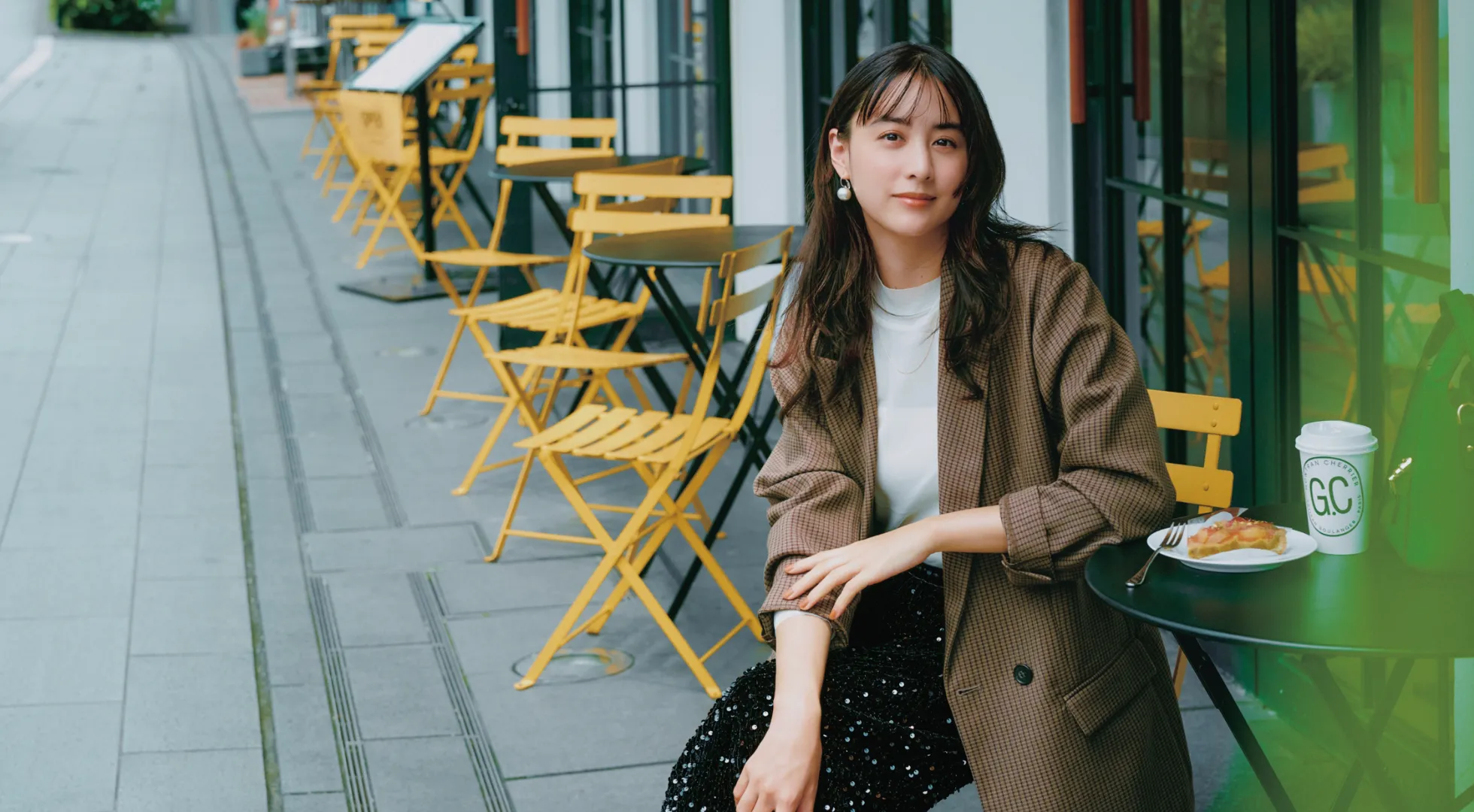 キービジュアル 山本美月「私はジャケット軸のおしゃれで出かけたい」