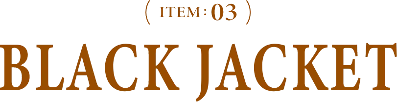 ITEM:03 BRACK JACKET