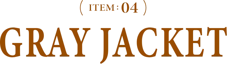 ITEM:04 GRAY JACKET
