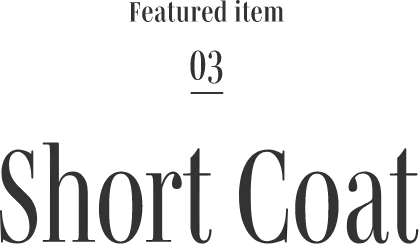 featured item03 short coat
