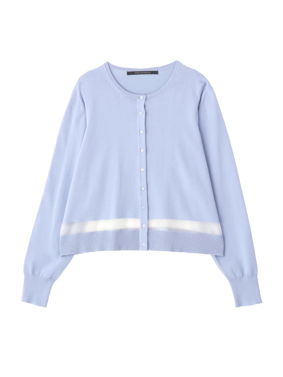 シアーMIXカーディガン