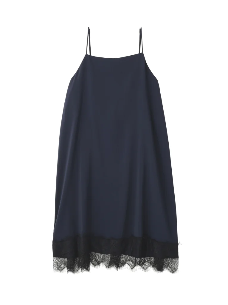 レースサテンキャミチュニック