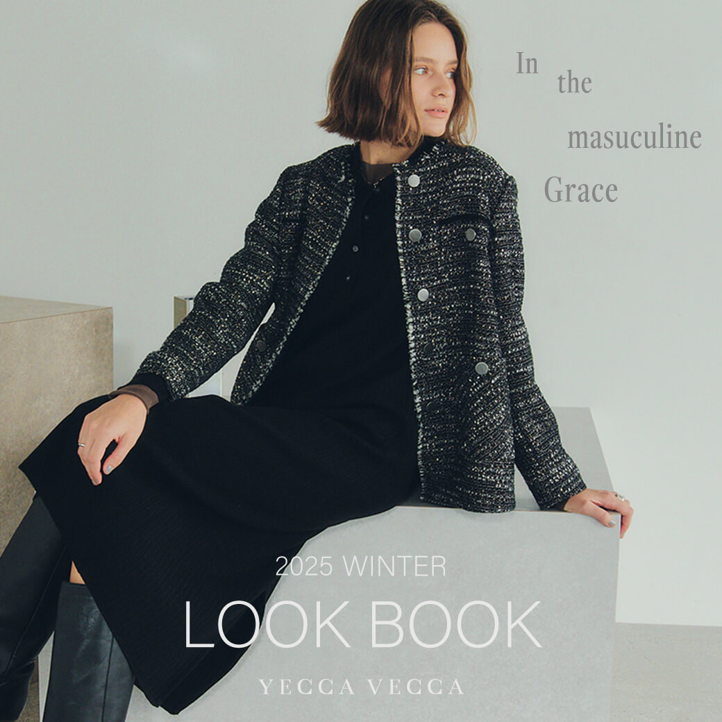特集ページ「2025 Winter Collection | In the masuculine Grace LOOK BOOK」