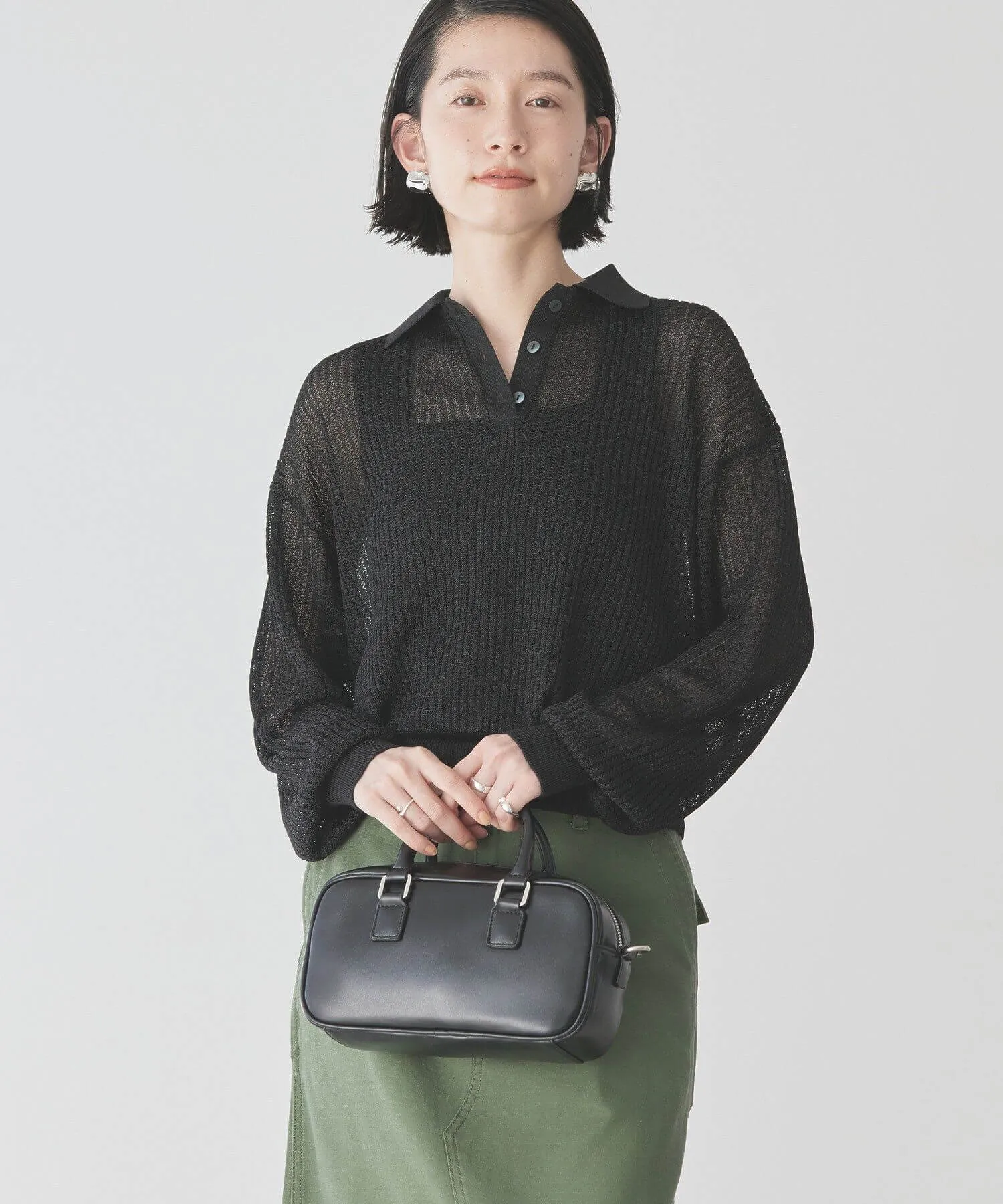 メタルライクニットポロ | PRE ORDER 10%OFF Campaign