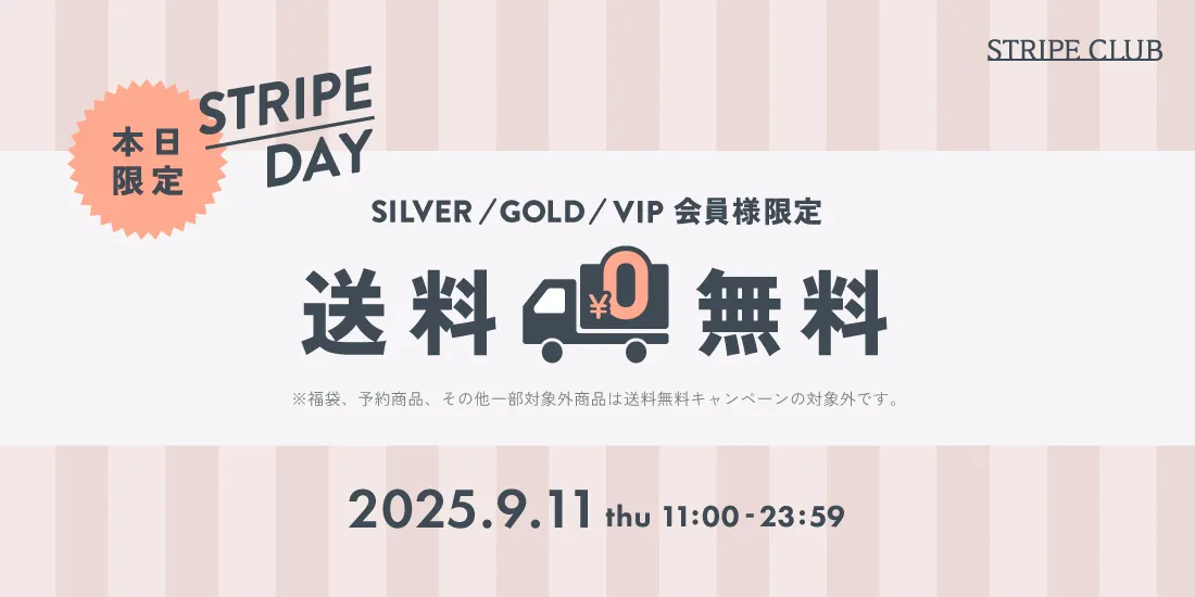 1日限定！SILVER、GOLD、VIP会員様送料無料