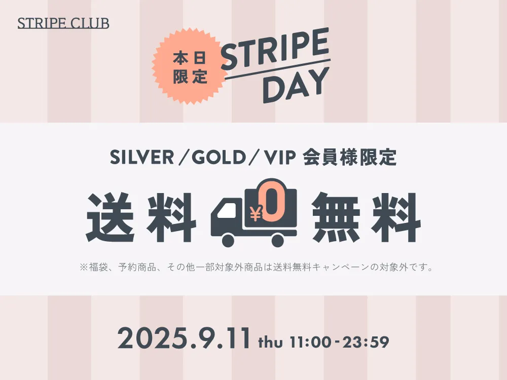 1日限定！SILVER、GOLD、VIP会員様送料無料