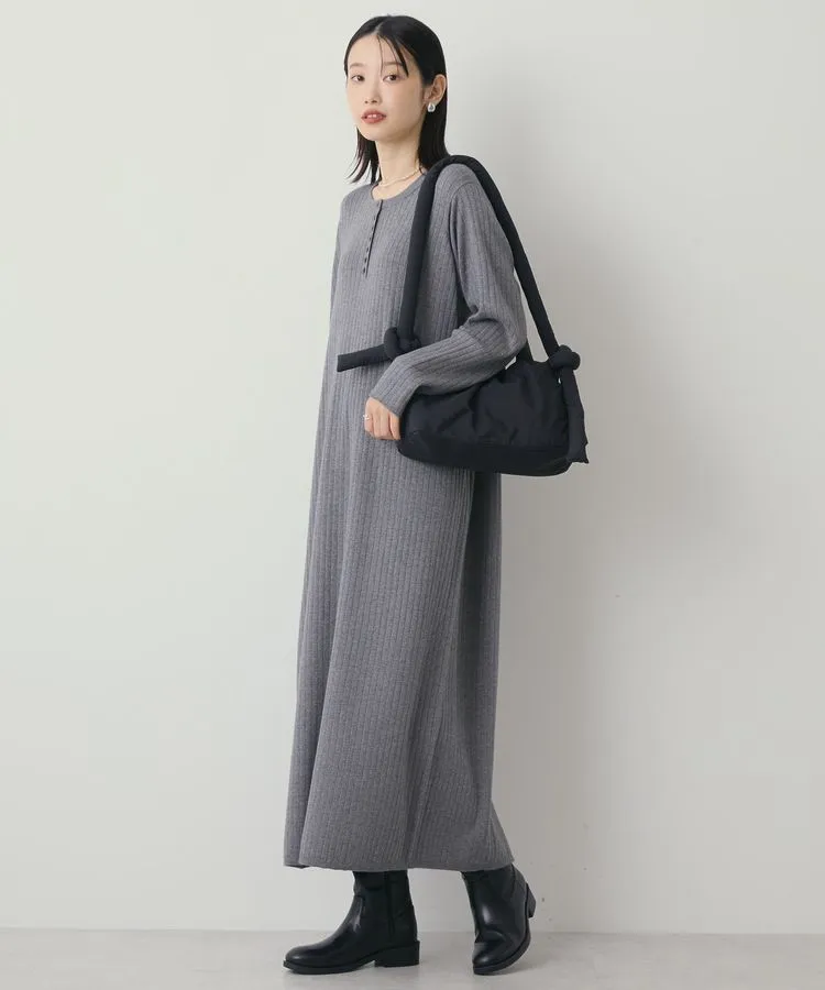 バイパチリブヘンリーニットワンピース