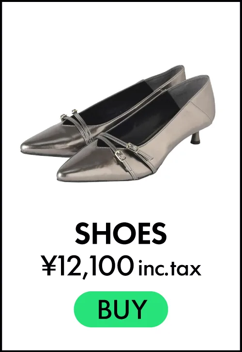 ポインテッドストラップパンプス|YECCA VECCA