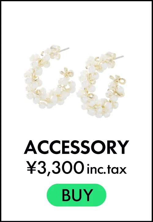 ビーズフープピアス|YECCA VECCA