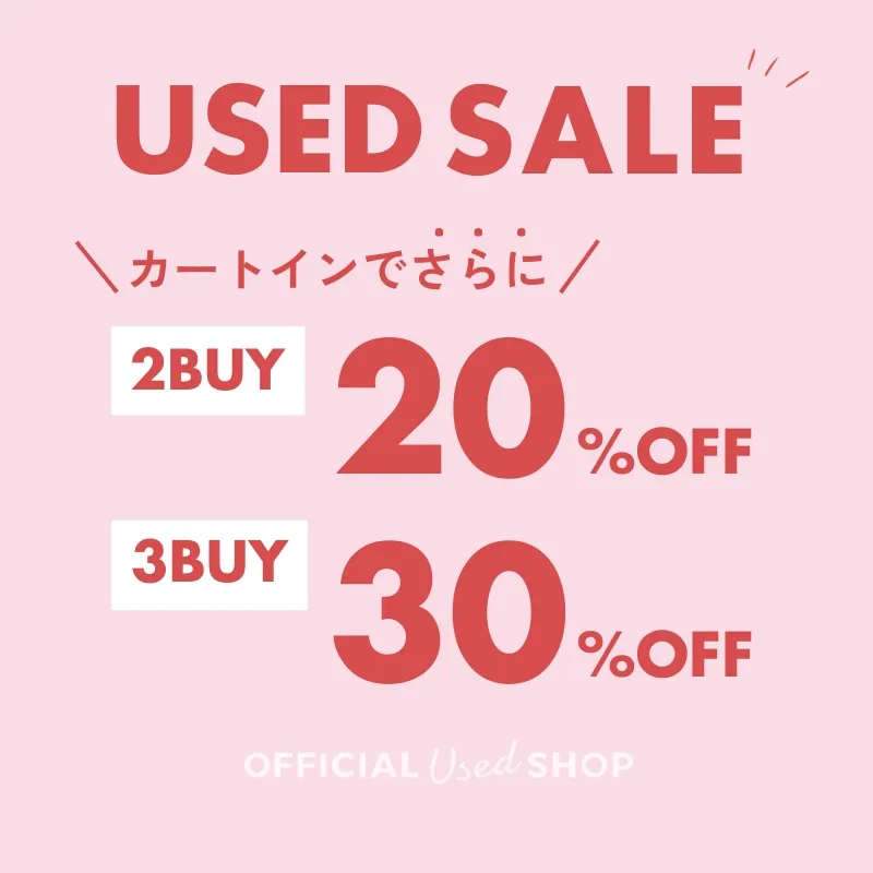 6_2USED2BUY20%OFF 3BUY30%OFFのサムネイル