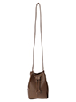 巾着ショルダーBAG|ワンピースコーデ 冬